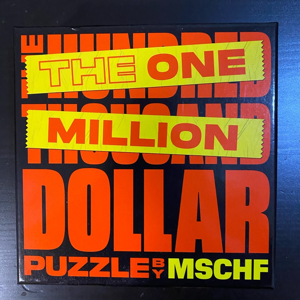 MSCHF One Million Dollar Puzzle